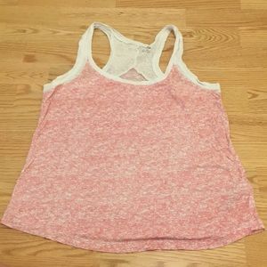 Striped racer back tank